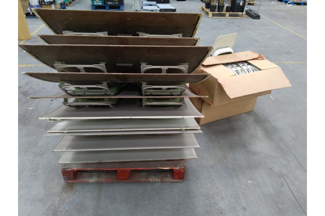 A quantity of pre-owned Boeing 727-100 components. Eleven cabin interior sidewall window panels (app - Image 2 of 4