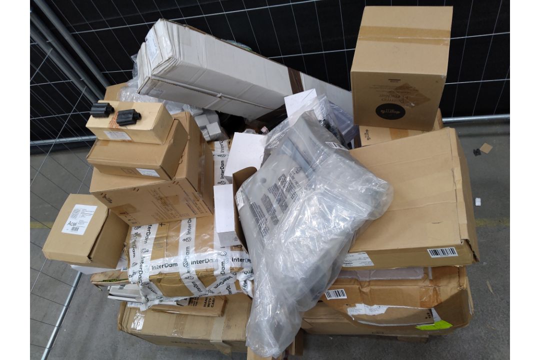 Three pallets of mixed industrial and commercial items. - Image 4 of 6