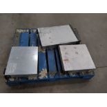 Mixed lot of three preowned APC uninterruptable power supplies. 1 x SMT2200RMI2U with 8 outputs,, 1