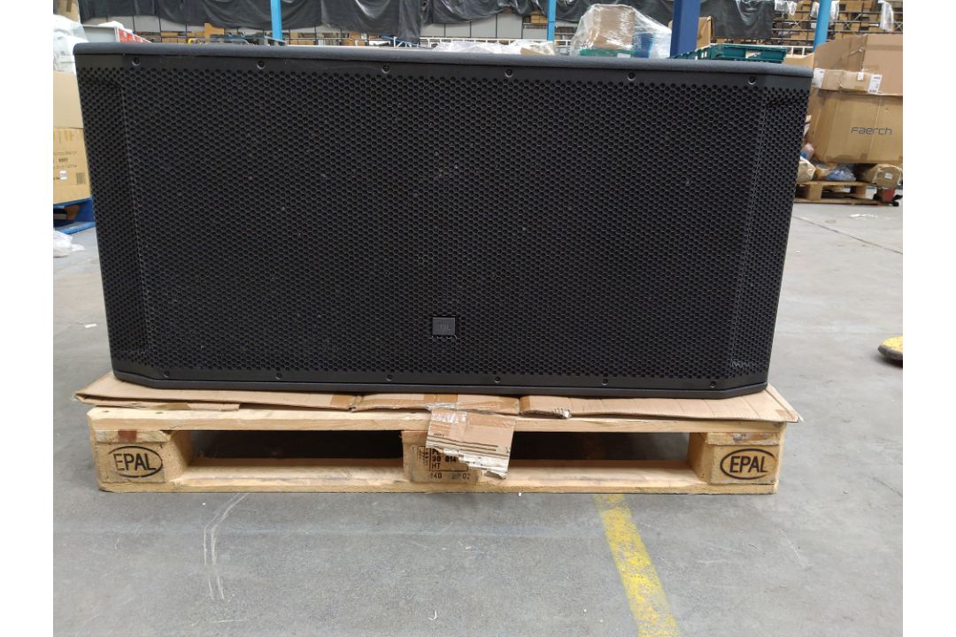 As new JBL SRX828SP 18" dual self-powered subwoofer system. Dimensions (H x W x D) 574 x 1205 x 681 - Image 1 of 5