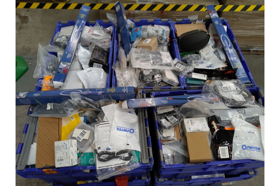 Ten crates of assorted goods including commercial, industrial, homeware and related (over 18s only) - Image 1 of 2