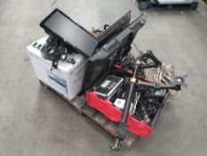 Pallet of assorted Tech and related goods.