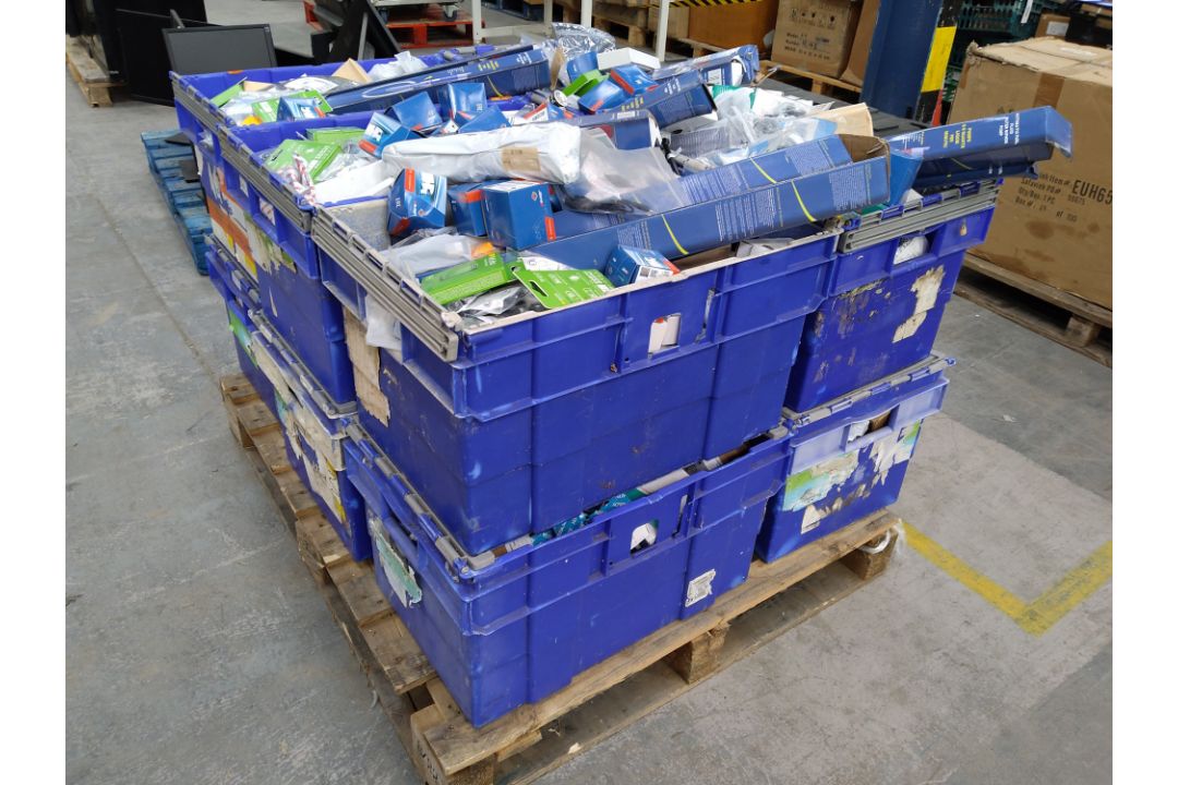 Ten crates of assorted goods including commercial, industrial, homeware and related (over 18s only) - Image 2 of 3