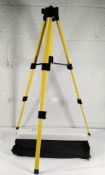Twenty as new adjustable tripod support stands, adjustable height approx 42- 87cm with top thread,