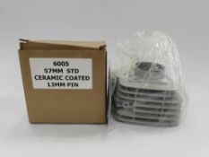 Two as new Cylinder Kit Ceramic Coated, 57mm bore, 2 Value, Big Head Valve 27/23mm (6005).