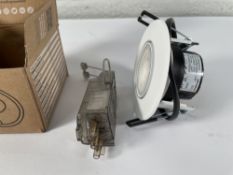 Eleven boxed as new H4 Lite Adjustable LED Downlights (DL490MW5540).