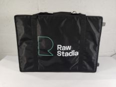 A pre-owned Raw Stadia field ground tester, checks for stud depth, traction, torque and 10° and stif