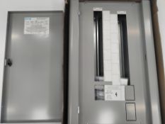 As new Eaton 14 Way 125A TP+N Type B AFDD Distribution Board without Incomer (EBMAFDD141).