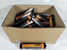 Twenty four QuelStop ce marked Intumescent acoustic acrylic sealants 310ml (manufacture date: septem
