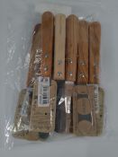 Eight Jean Debost Kitchen knives (over 18s only).