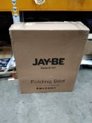 An as new Jaybe folding bed (Box opened).