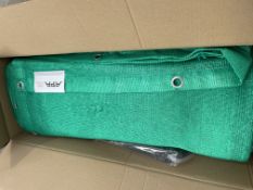 A boxed as new Wilson X9339 Windbreak, green, 12 x 2m.