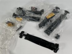Five as new Kirkpatrick Ironworks Scroll Detail Bolts 1157, black.