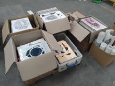 A large amount of illustrated framed/unframed canvas, card and paper prints.