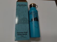 Approx. two-hundred and sixty four as new Illustrate boxed 600ml stainless steel water bottles with