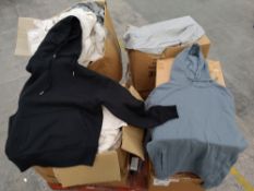 Eight boxes of as new assorted Illustrate clothing in various sizes and colours. Unbranded without d