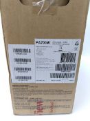 As new ViewSonic PA700W DLP Projector in White (Box opened for testing) (UPC: 766907019995).