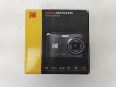 As new Kodak PIXPRO FZ45 Digital Camera, 4X optical zoom, 27mm wide angle, 16MP, Red.