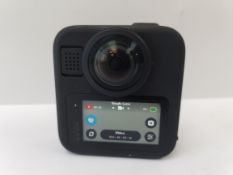 A Pre-owned GoPro Max 2 360 waterproof action camera, hypersmooth stabilization with rechargable bat
