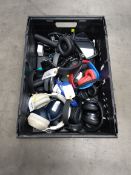 Assorted pre-owned items to include headphones, powerbanks & other small electrical items (All items