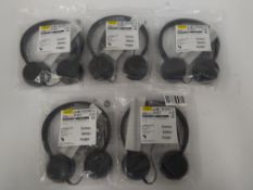 Five as new Jabra Evolve 20 Stereo Headset for VoIP softphone with passive noise cancellation (Model