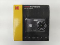 As new Kodak PIXPRO FZ45 Digital Camera, 4X optical zoom, 27mm wide angle, 16MP, Red.