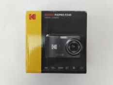 As new Kodak PIXPRO FZ45 Digital Camera, 4X optical zoom, 27mm wide angle, 16MP, Red.