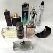 Thirty perfumes/testers and related to include Givenchy, Ghost, Lacoste, Juicy Couture and more! (pl