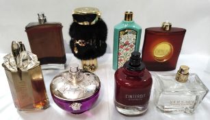 Thirty perfumes/testers and related to include Gucci, Versace, Carolina Herrera, Valentino and more!