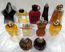 Thirty perfumes/testers and related to include Mugler, Givenchy, Boss, Chloe and more! (please note: