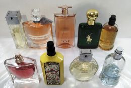 Thirty perfumes/testers and related to include Lancome, Armani, Gucci, Boss and more! (please note: