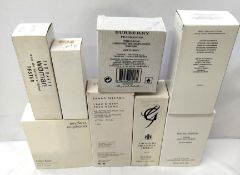 Thirty boxed perfumes/testers and related to include Hugo, Estee Lauder, Calvin Klein, Ted Baker and