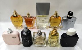 Thirty perfumes/testers and related to include Lancome, Givenchy, Chanel, Armani and more! (please n