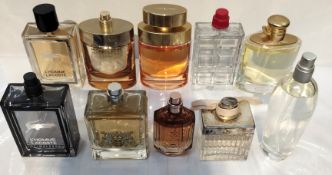 Thirty perfumes/testers and related to include Givenchy, Lacoste, Armani, Michael Kors and more! (pl