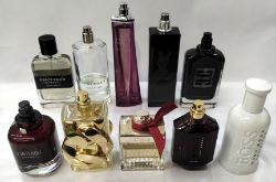 Thirty perfumes/testers and related to include Givenchy, Boss, Armani, Michael Kors more! (please no