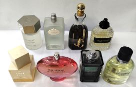 Thirty perfumes/testers and related to include Dior, Gucci, YSL, Valentino and more! (please note: s