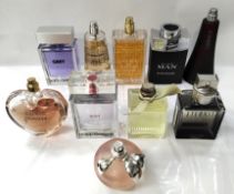 Thirty perfumes/testers and related to include Burberry, Boss, Nina Ricci, YSL and more! (please not