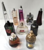 Thirty perfumes/testers and related to include Ghost, Hugo Boss, Calvin Klein, Issey Miyake and more