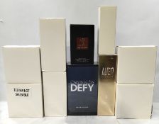 Thirty boxed perfumes/testers and related to include Dior, YSL, Mugler, Calvin Klein and more! (plea