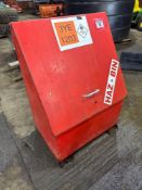 Haz-bin chemical storage locker