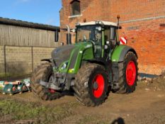 2021 Fendt 828 Profi Plus 65kph 4wd tractor with front linkage, front and cab suspension, 5 electric