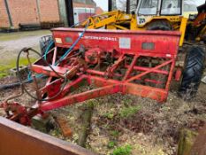 International Harvester 6-2 3m trailed drill. Serial No: 2055