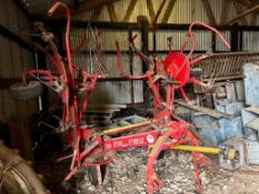 Lely Lotus Stabilo 600 4 rotor tedder, linkage mounted