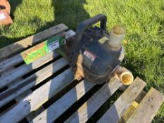 Pacer hydraulic driven fast fill pump