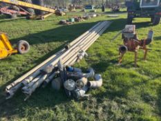 Javelin CX6 irrigation pump with 14No pipes and fittings, PTO driven