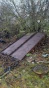 Pair heavy duty metal ramps