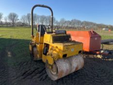 1200 Twin drum self propelled vibrating roll. Spares or repairs - faulty engine