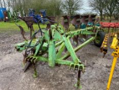 Dowdeswell DP1 6 furrow (5+1) on-land reversible plough with skimmers. Serial No: 6143459 NB: Manual