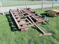 Pettit 10ft trailed discs with end tow kit. Serial No: DH4621