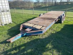 Low loader 10m twin axle